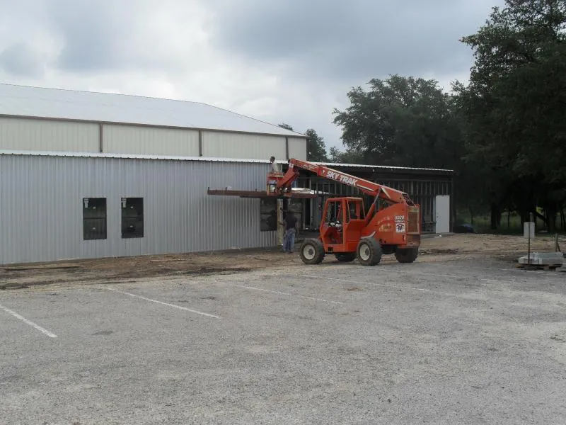 Churches metal building photo 3
